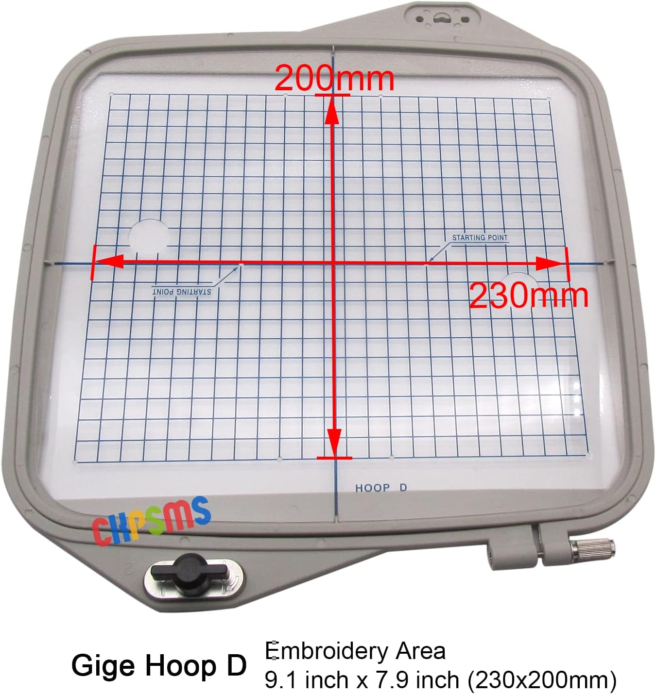 CKPSMS Brand -1SET Embroidery Hoop Compatible with/Replacement for Janome Brand Memory Craft MC300E MC350E MC9500 MC9700 MC10000 Bernina Brand DECO-330 DECO-340 Elna Brand 820 8200 8300 8600