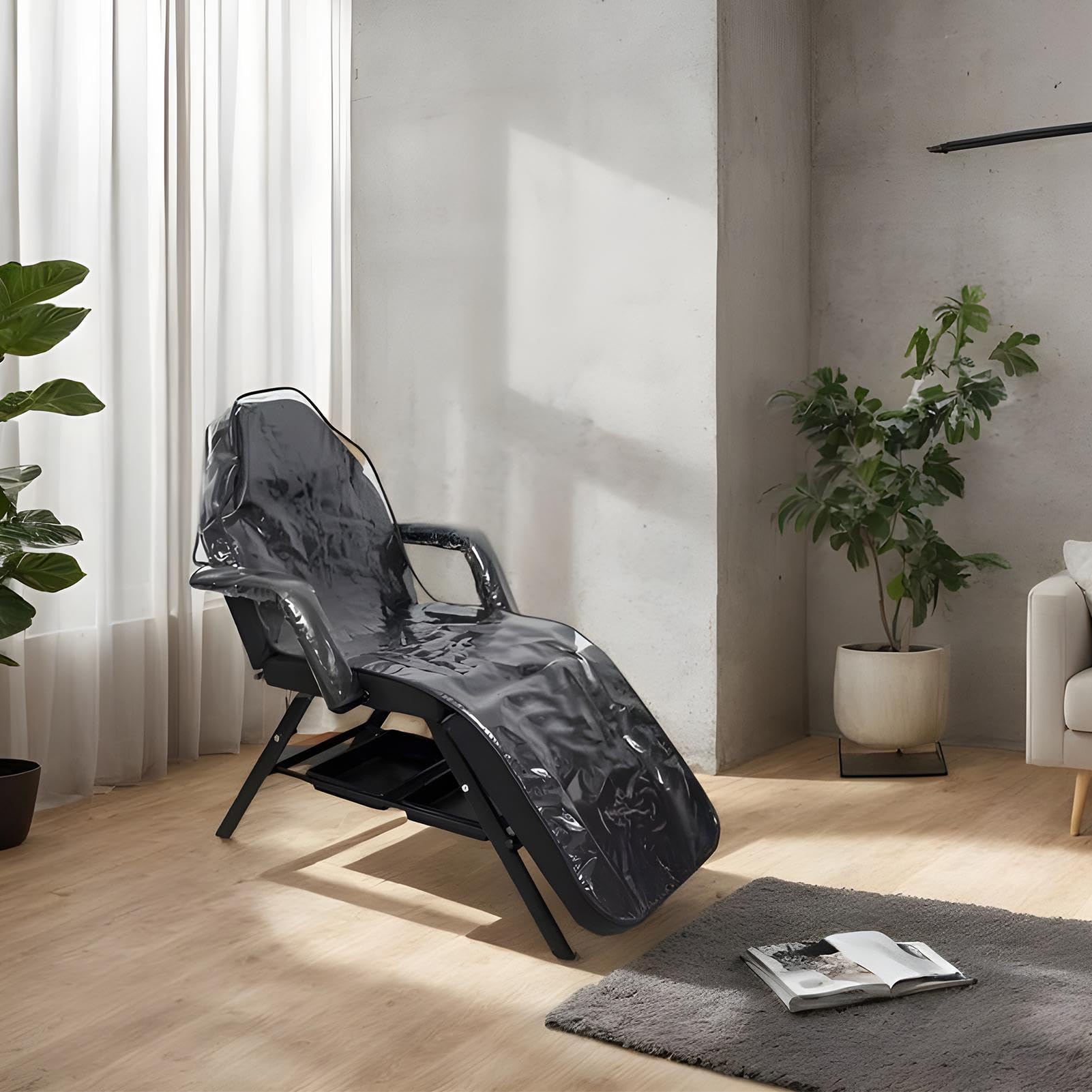 Hojas arriba Desechables - Cubierta De Cama De Masaje | Hoja De Cama De | Spa Usuario | 23x71 Pulgadas De Masaje No Slip Mesa Protector Plegable Resistente Al Agua Para El Salón De Casa B