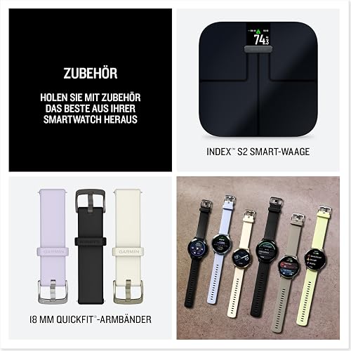 Garmin Venu 4, 41mm GPS smartwatch, AMOLED touchscreen, 24/7 advanced health & fitness, 80+ sports apps, flashlight, ECG app, sleep tracking, fitness coach, up to 10 days battery life, Bone - 6