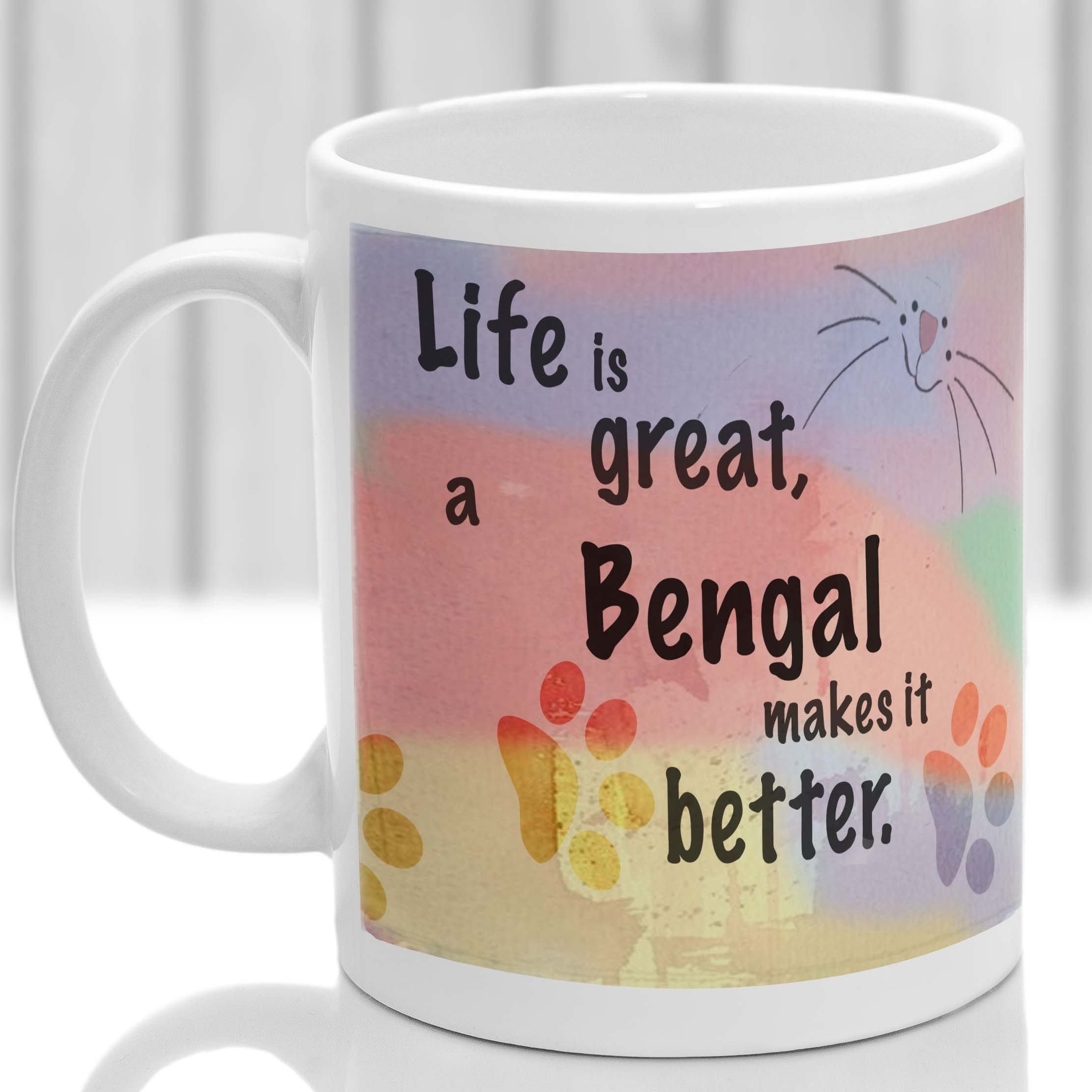 Bengal cat Mug, Bengal cat Gift, Ideal Present for cat Lover