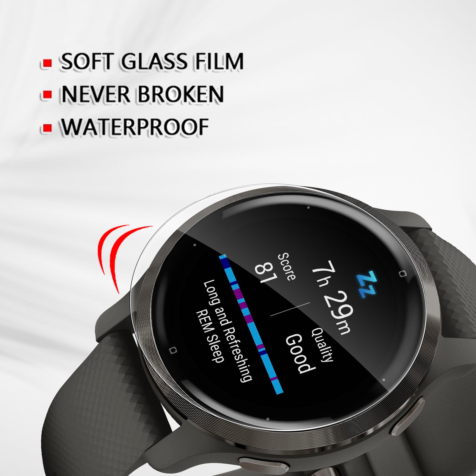 4 Pièces Protection Écran Pour Garmin Venu 4 45mm, 9H Dureté