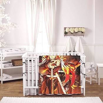 Amazon｜鬼滅の刃 煉獄杏寿郎 ブランケット 毛布 ひざ掛け ハーフ