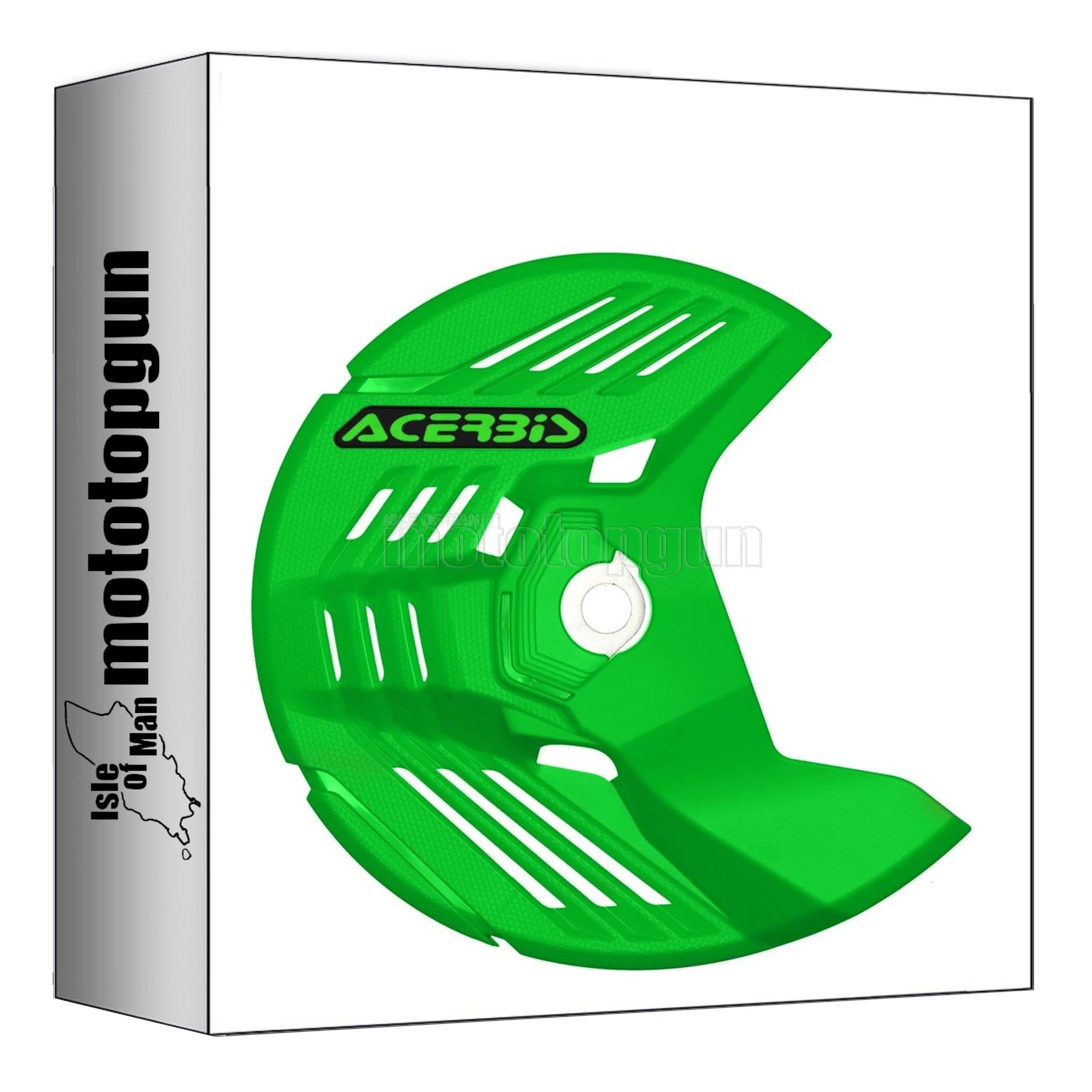 Protector de disco Acerbis verde para cuidar tu Sherco 250 SEF 3