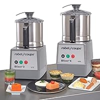 Vista 4 de Robot Coupe BLIXER 4 Blixer Batidora/mezcladora vertical comercial de alta velocidad, tazón de acero inoxidable de 4.5 cuartos de galón, 1