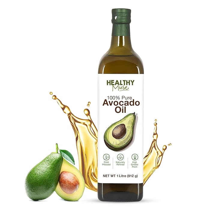 Buy Healthy Muse Avocado Oil Cold Press Chemical Free Oil 271 C Smoking Point For Heat Cooking Frying And Baking 1000 Ml Online At Desertcart Oman