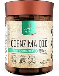 Nutrify - Coenzima Q10 100mg por Dose - Multivitamínico - Suporte Mitocondrial Enriquecido com Vitamina E - Ação Antioxidante - 60 Cápsulas