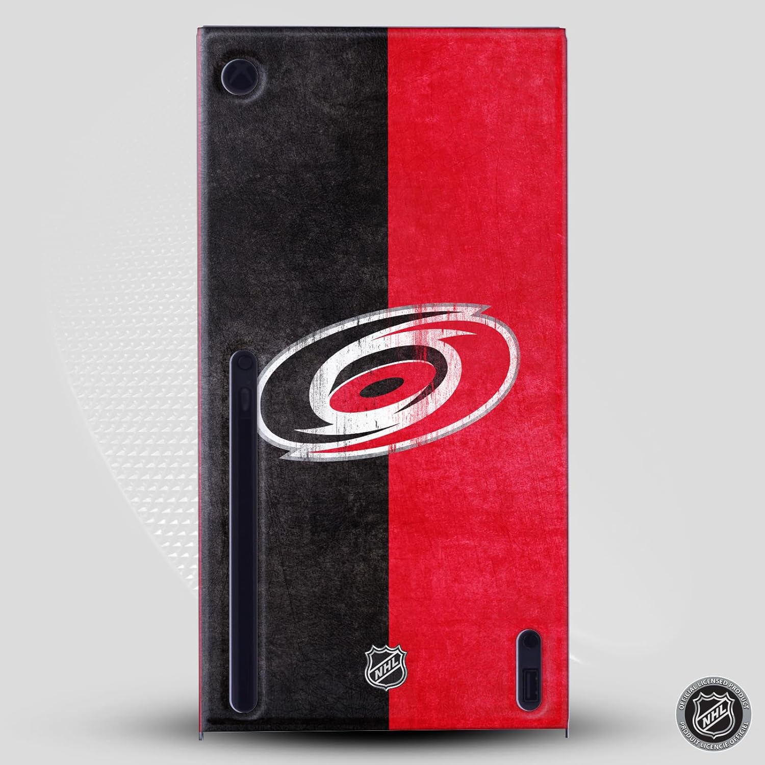 Head Case Designs Officially Licensed NHL Half Distressed Carolina Hurricanes Game Console Wrap Case Cover Compatible With Xbox Series X