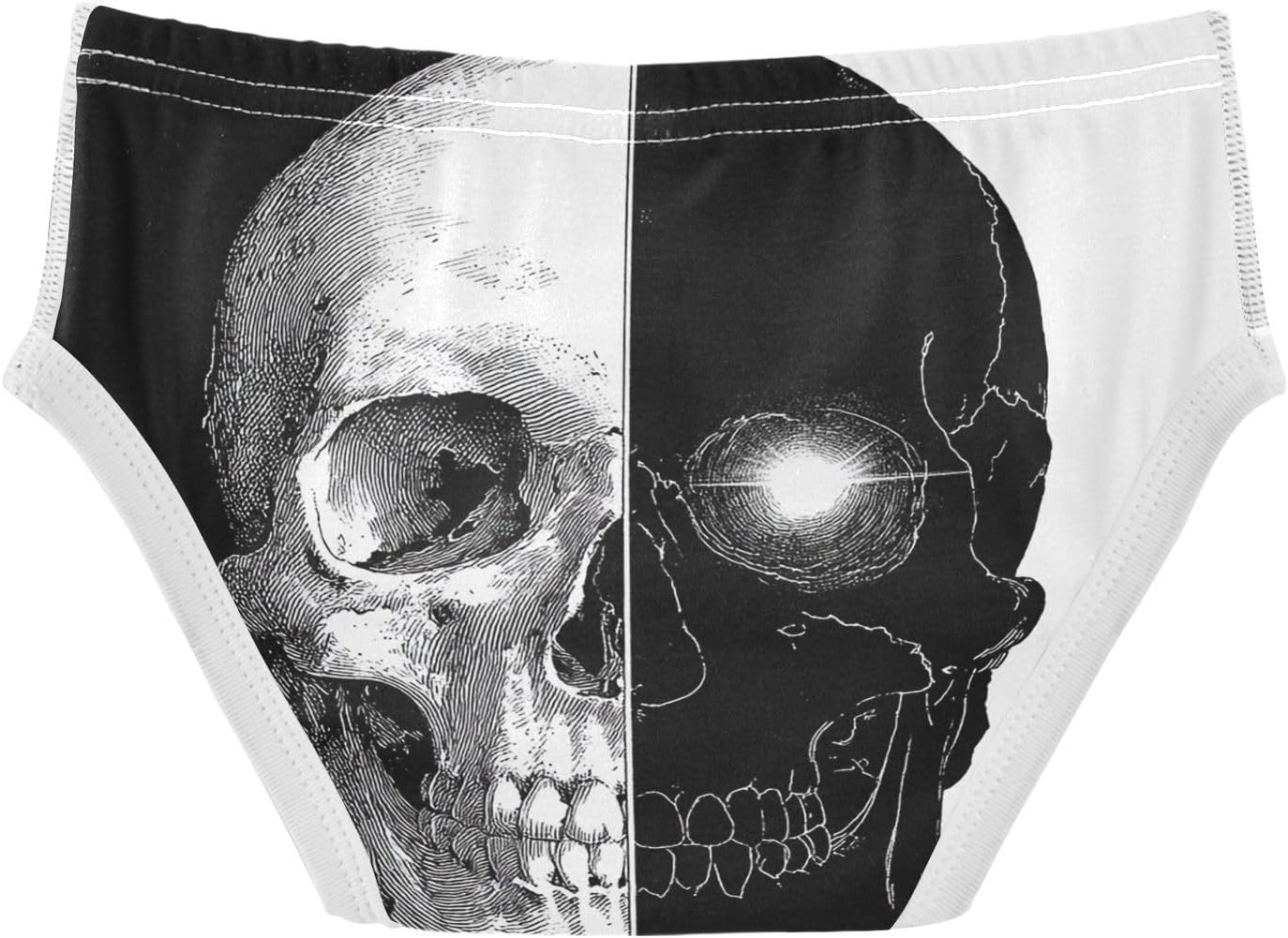 visesunny Boys Training Underwear Cool Skull Design Breathe Cotton Potty Briefs Size 2T-8Y for Toddler