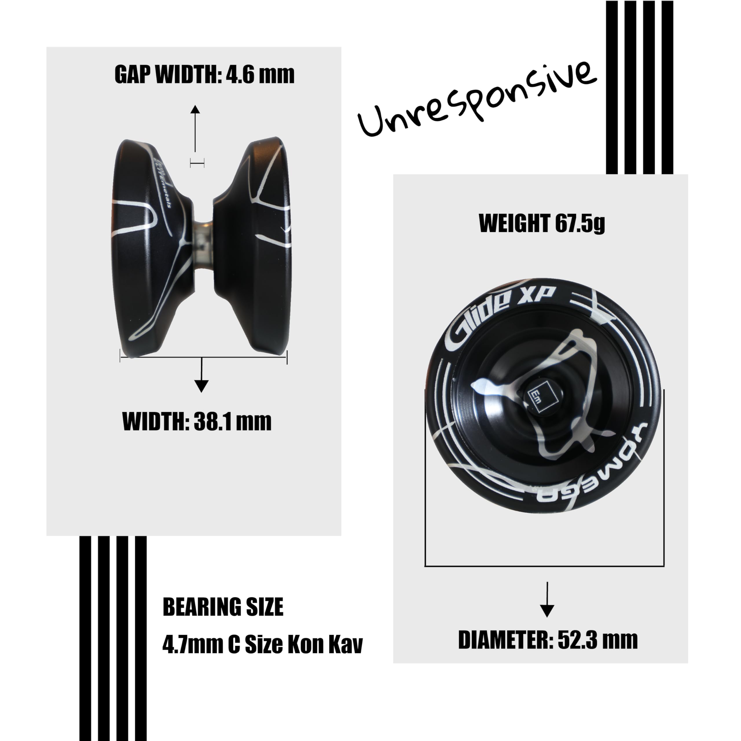 YOMEGA　GROOVとGLIDE Amazon.com: Yomega Glide™ XP – Pro Level Aluminum Metal Yoyo