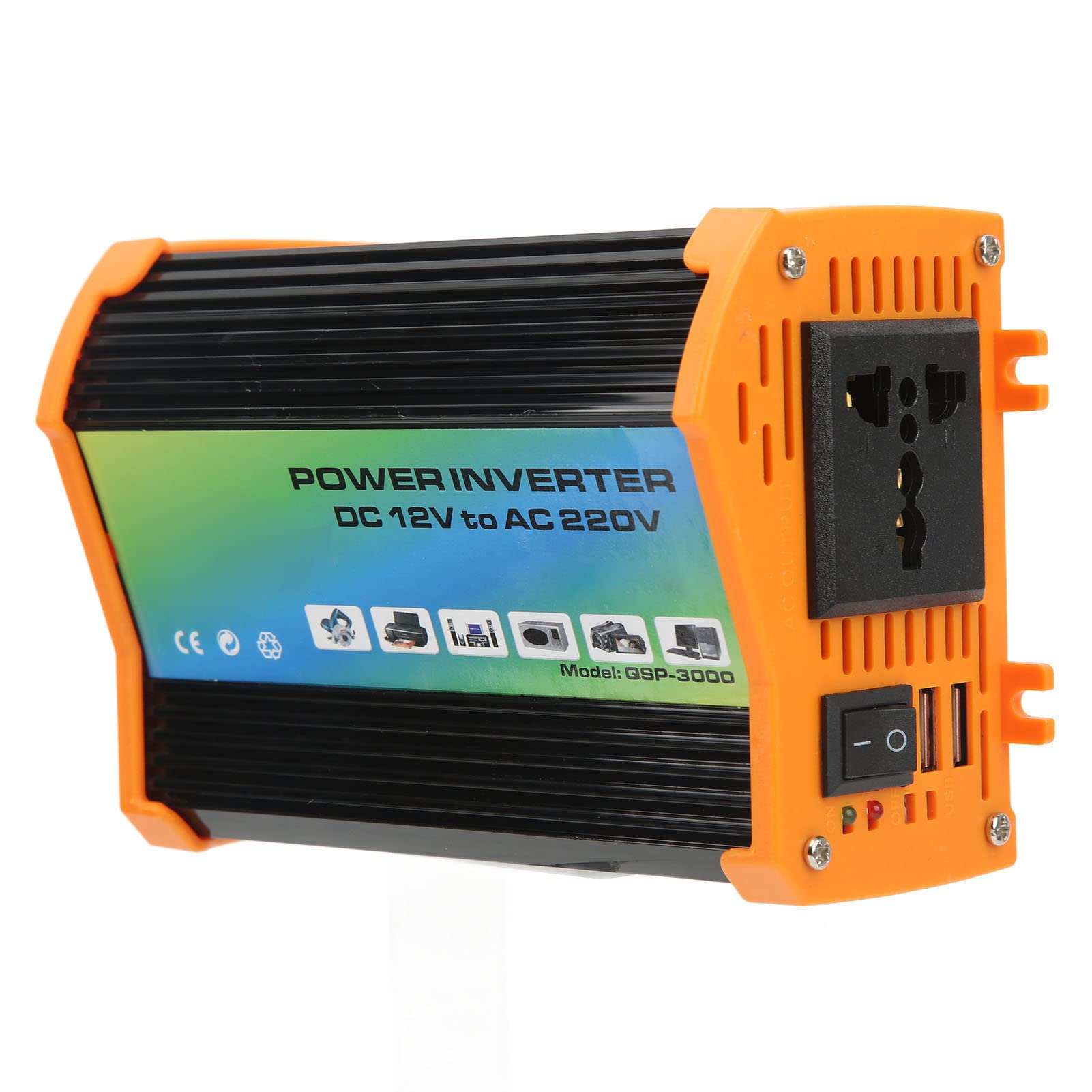 XJZHANG 300 W zuivere sinus-omvormer, 12 V tot 220 V converter