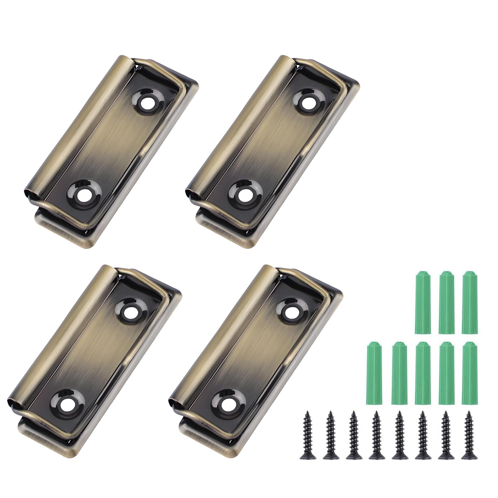 Tsophreniq Practical Metal Wall Hook with Screws for Picture Hanging Sturdy and Rustproof Multipurpose Wall Fasteners