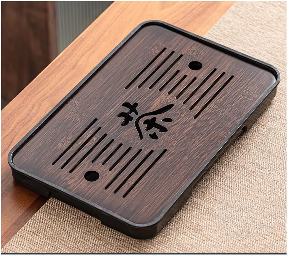 Tea Tray Tea Tray Household Small Water Storage Tea Set Tea Set Tray Office Tea Set Tea Trays(B)