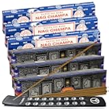 Nag Champa Super Hit Incense Sticks & Holder Bundle Variety Pack from House of Satya Incense Sticks and Trumiri