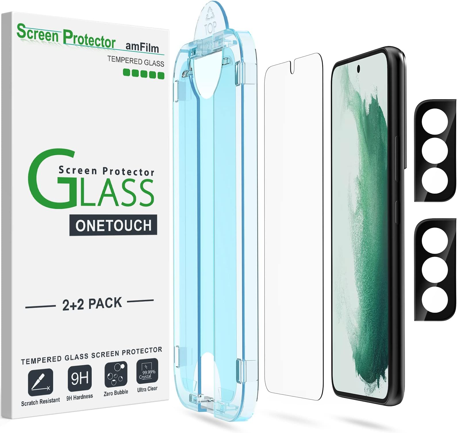 amFilm S22 6.1" Screen Protector