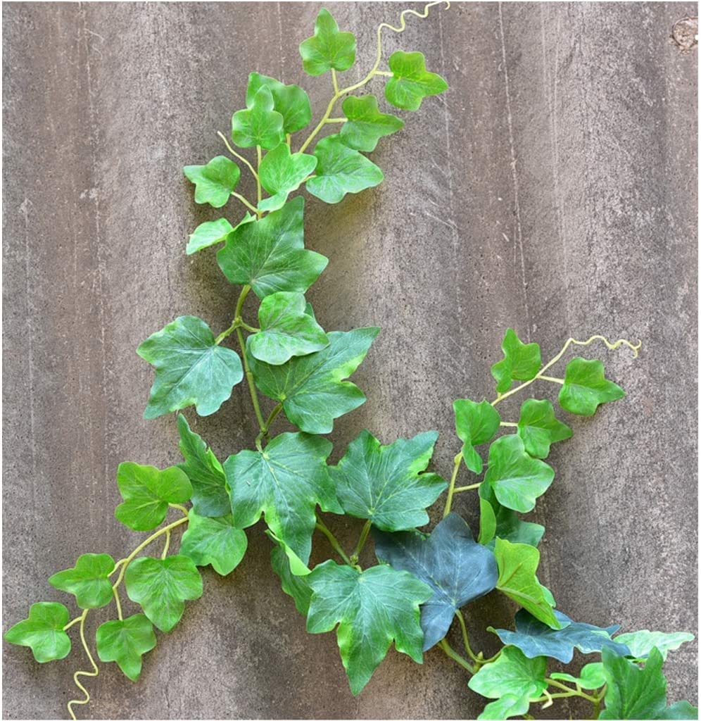QXGJTLI Edera Artificiale in Seta, 170 cm/66 Pollici, edera Artificiale in Rattan, pianta Verde, Foglia Verde, Fiore Artificiale, Vite, per casa/Matrimonio/Giardino/Decorazione per Feste