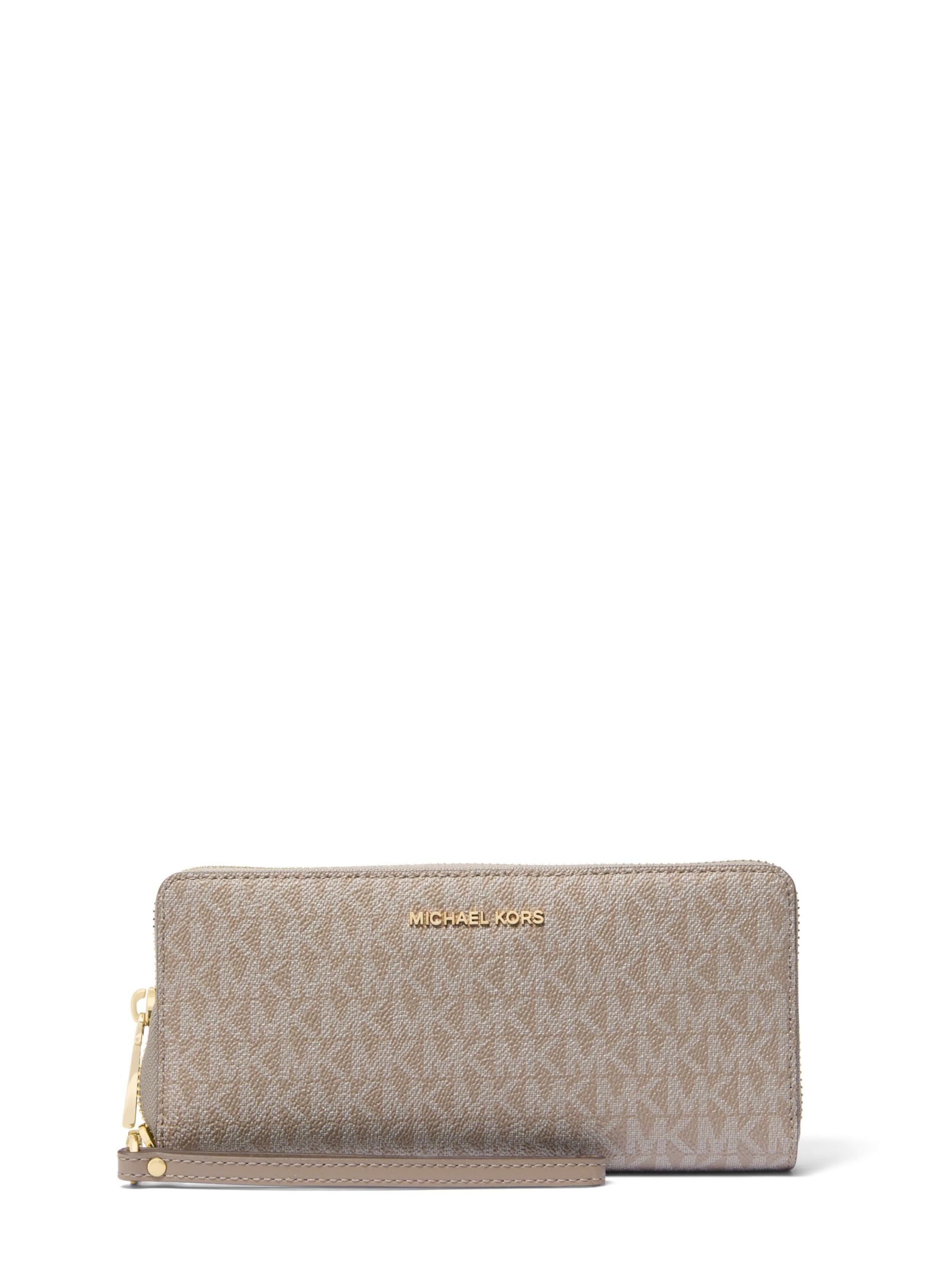 Michael Kors Jet Set Travel Continental Wallet, Gold-Tone Hardware/Birch