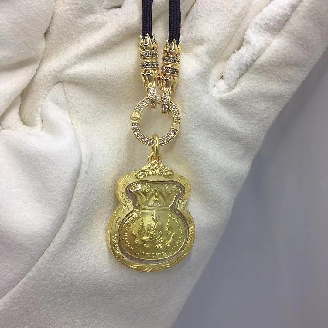 Thai Amulet Attracting Wealth Win Every Bet Lucky Charms Feng Shui Teacher Gifts for Men & Women Good Luck Charm