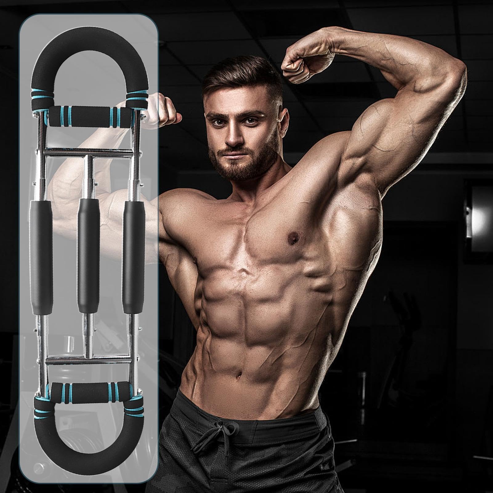 Przenośne, regulowane urządzenie do ćwiczeń i treningu siłowego | Narzędzie do treningu mięśni klatki piersiowej fitness urządzenie do ćwiczeń w domu