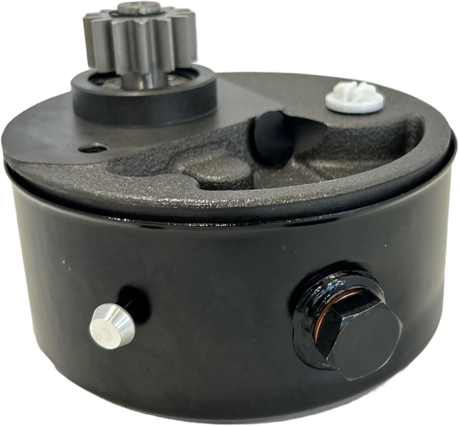 Fits Massey Ferguson 135 Power Steering Pump 773126M92 JS Barnes Type Hydraulic Replacement for MF 150 230 240 250 Tractors with 13 Tooth Straight Cut Gear and Reservoir | Arko