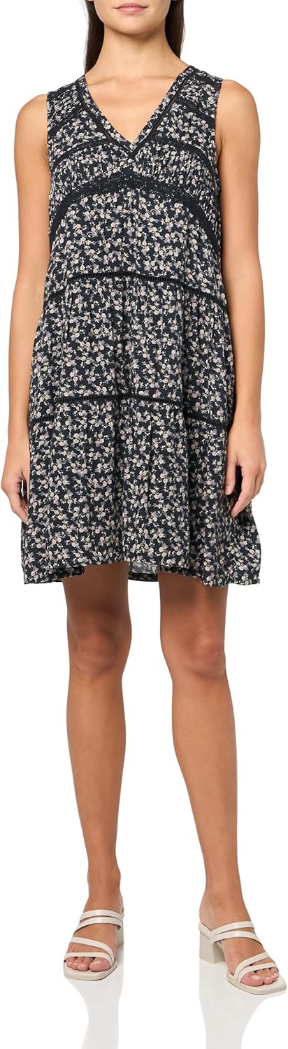 Lucky Brand Womens Lace Trimmed Tank Mini Dress