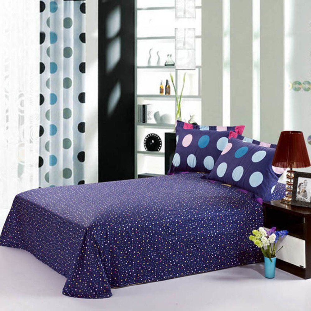 Draps en coton de sergé supérieur pour lit king size 240x265cm