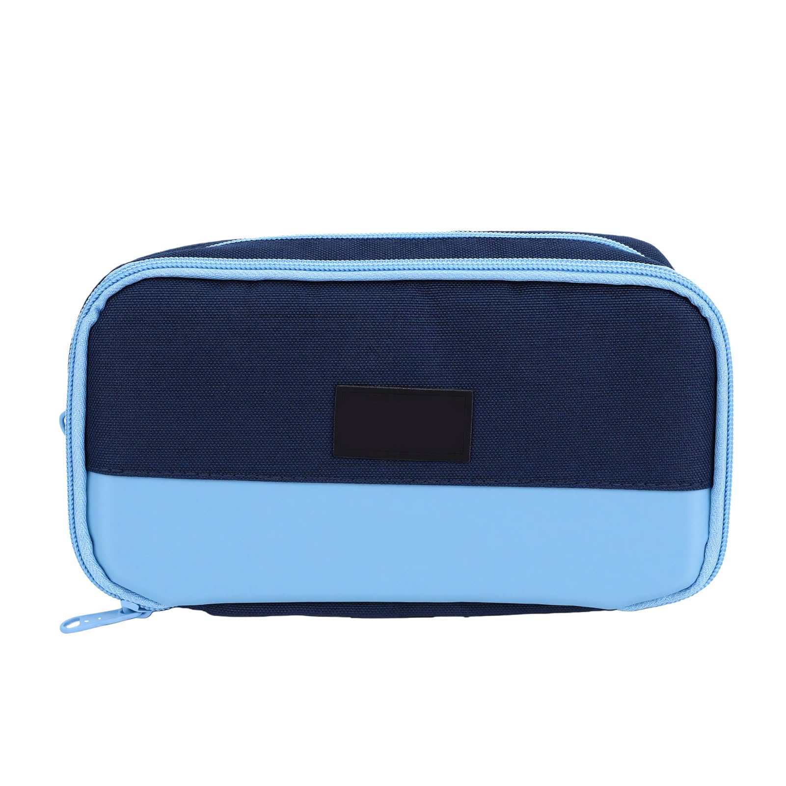 Wakects Astuccio Magnetico per Penne, in Tessuto Oxford, con Doppia Cerniera, Grande capacità, 22 X 7 X 12,5 Cm, Organizer per Studenti dell'ufficio Scolastico (BLUE)