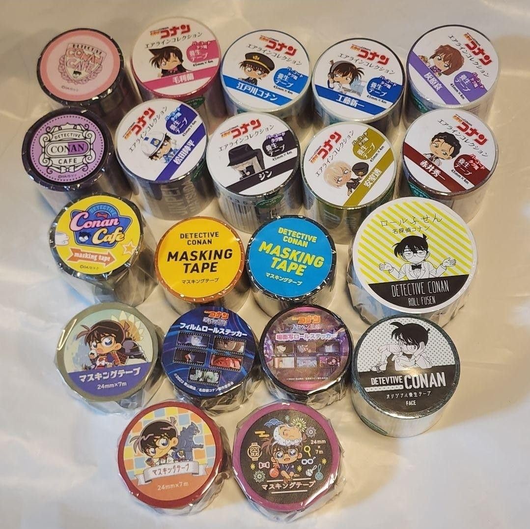 Amazon.co.jp: コナンカフェ マスキングテープ ロールステッカー 養生 