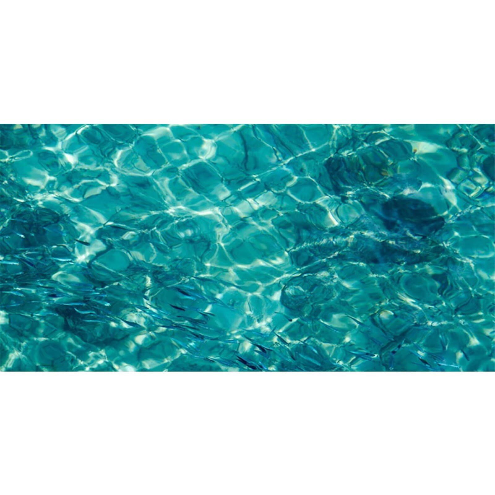 61x30cm Sfondo per Acquario Blu Sottomarino, Tema Oceano Naturale, Sfondo per Acquario, Vinile Resistente