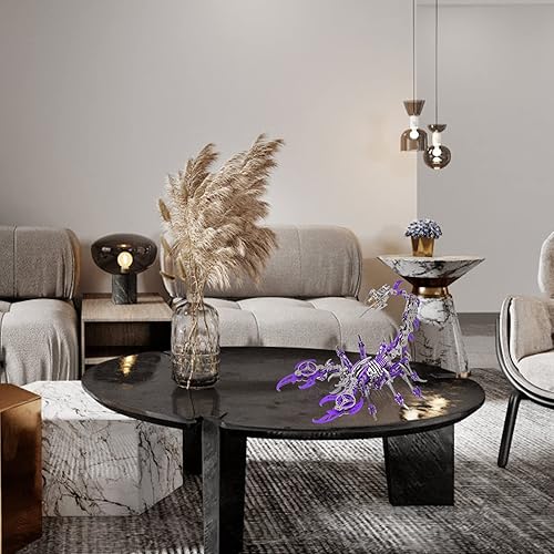 Miniatura 3 de Metalkitor Scorpion - Kits de rompecabezas de metal 3D para adultos y adolescentes, 454 piezas, modelos de montaje mecánico, 4 horas de