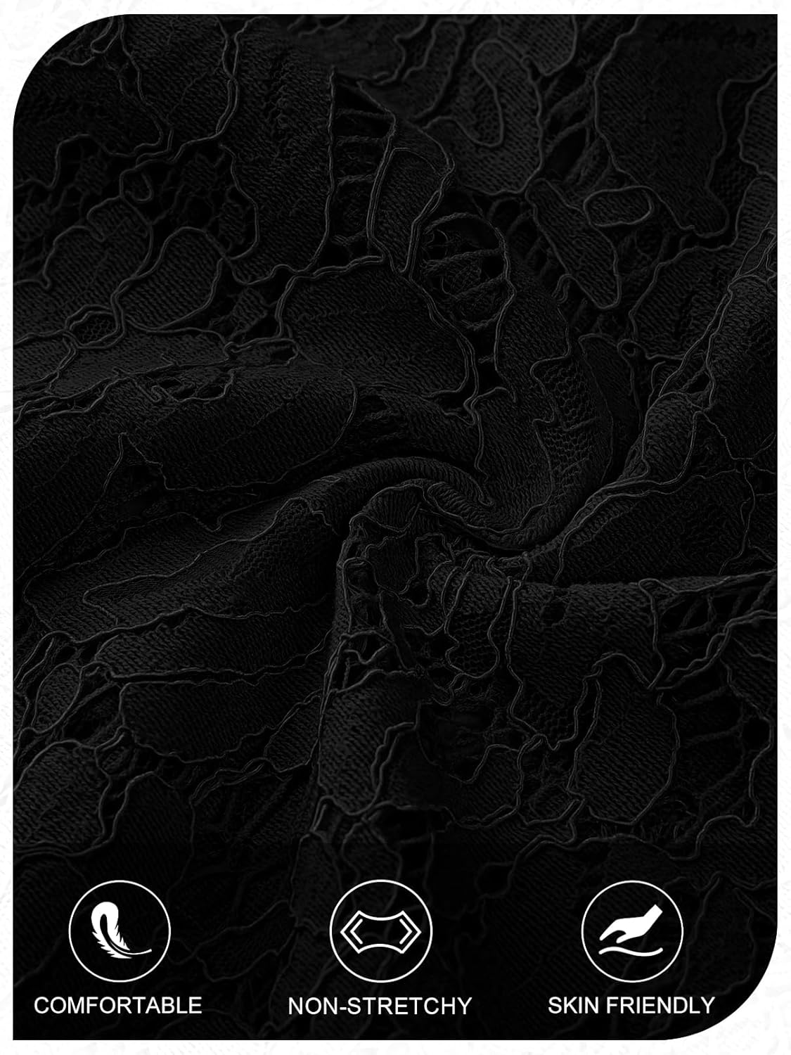 MEROKEETY Women's Lace Long Sleeve Tops Dressy Casual Blouse Button Down Sheer Elegant Summer Shirts - Image 5