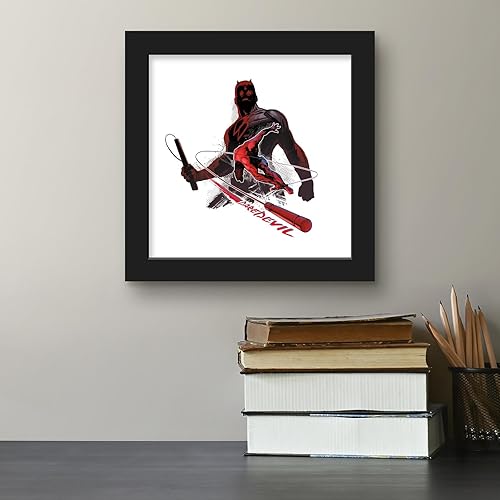 Miniatura 4 de Trends International Gallery Pops Marvel Comics Daredevil - Lienzo decorativo para pared, diseño gráfico de Billy Club de acción, 12.00 x 12.00