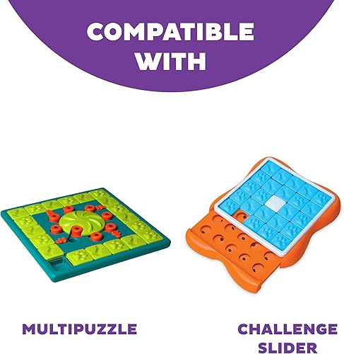 Vista 56 de Nina Ottosson by Outward Hound Dog Twister - Juguete interactivo de rompecabezas de premios para perros, nivel avanzado Dog Twister