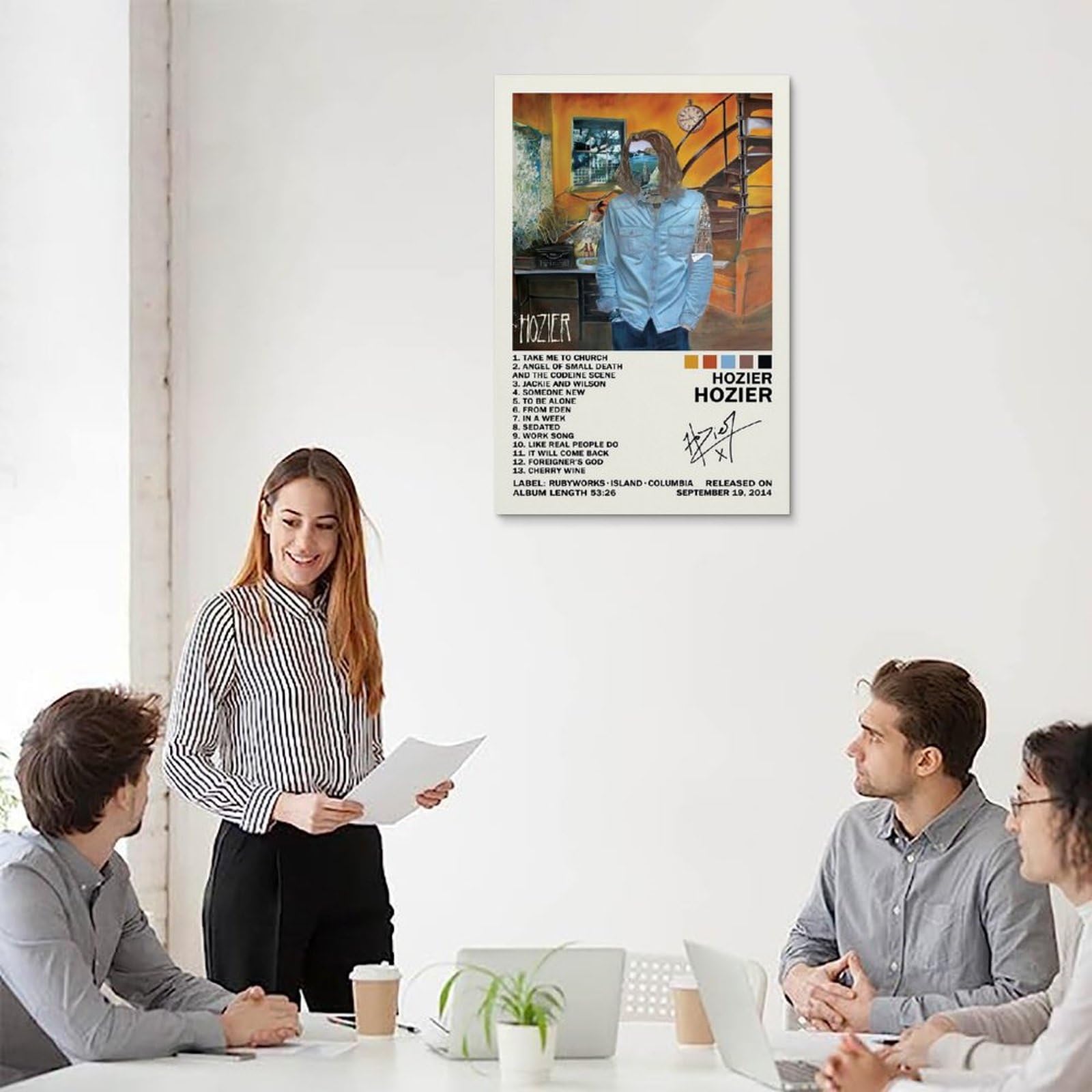 Hozier Poster Leinwand Poster Schlafzimmer Dekorati Produktbild-Vorschau 12