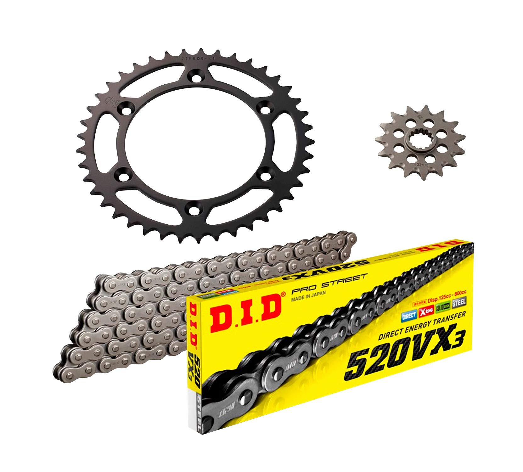 Amazon | D.I.D(大同工業) F/Rスプロケット 3点交換キット DS-03