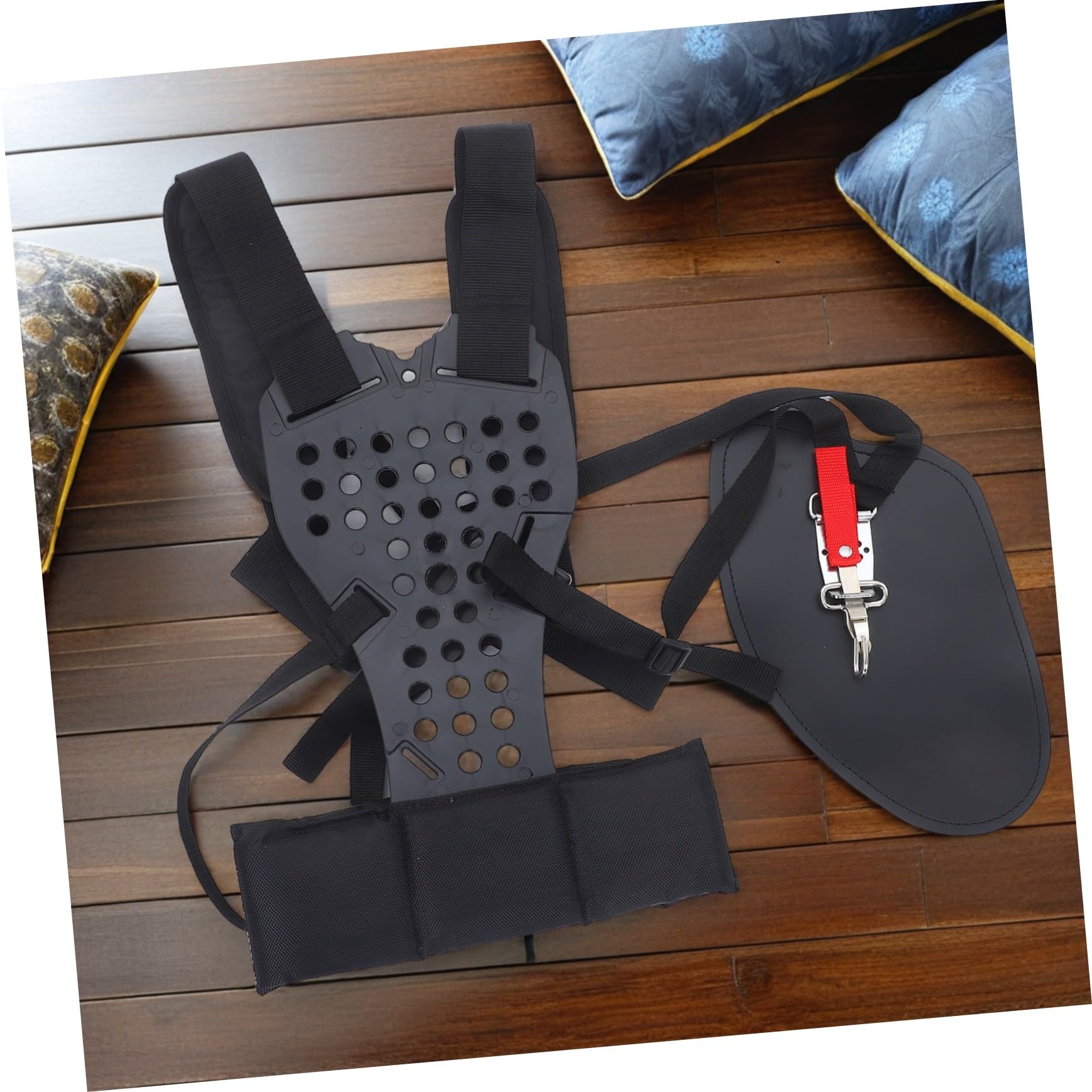 BESPORTBLE Doppia Spalla per Il Trimmer Cintura Imbottita per Spalla Trimmer Fascia di Rifinitura Regolabile Tracolla Bordata Tracolla di Ricambio Black