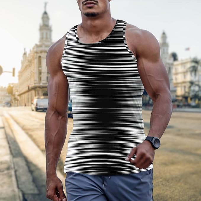 Amazon Co Jp Kuisogan タンクトップ メンズ トレーニング ゆったり 爽やか 快適 スポーツ フィットネス ビーチ 旅行 日常 ファッション カジュアル トレーニングウェア スポーツウェア フィットネス ボディビル 吸汗速乾 タンクトップ 服 ファッション小物