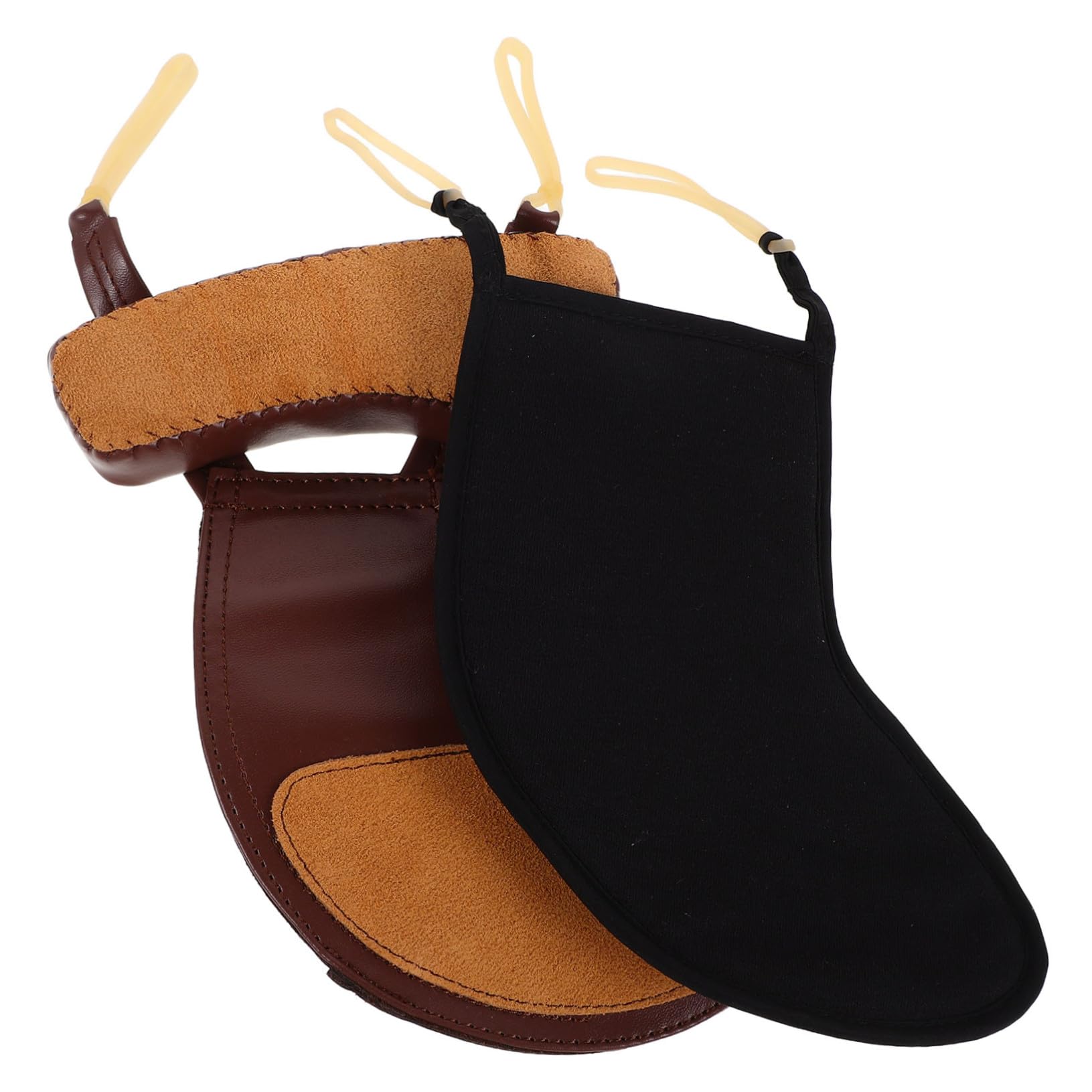 minkissy 2piezas Accesorios para Violín Almohadillas Cómodas de Algodón y Piel de Oveja para Ejecución Estable Fácil de Limpiar para Practicar Casa o Clases de Música
