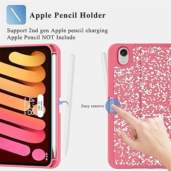 iPad mini 7世代 + カバー + Apple Pencil pro Amazon.com: Soke Case for iPad mini 7(A17 Pro) 2024/iPad Mini 6