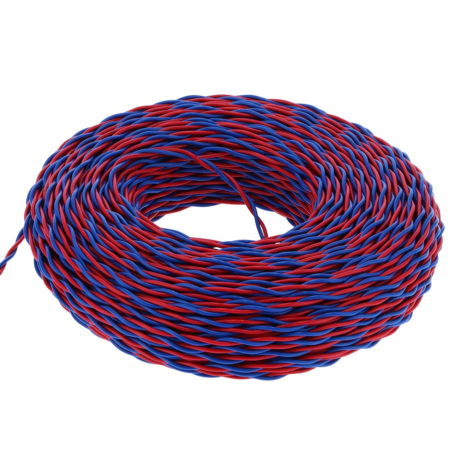 RVS 2 X 1 Kabel Elektryczny Drut Miedziany w Izolacji PVC 100 M 56 Gauge AC300V Czerwony Niebieski Elastyczny Kabel Przyłączeniowy do Małych Elektronarzędzi Sprzęt AGD Okablowanie