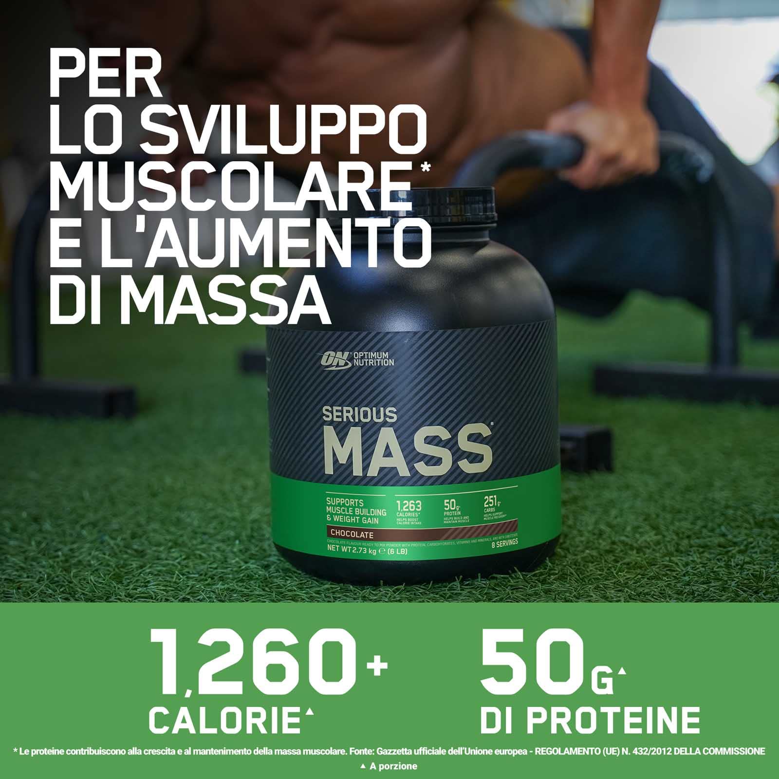 Optimum Nutrition Serious Mass Proteína de suero de leche en polvo para la masa muscular con creatina glutamina y vitaminas galletas y crema 2,73 kg 8 porciones + Shaker