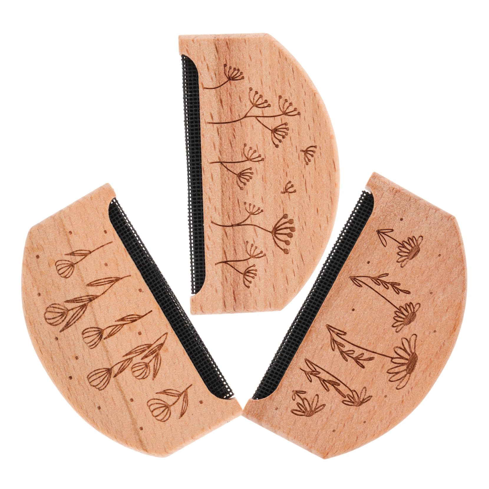 EXCEART 12pezzi Levapelucchi Portatile Legno Per Rimuovere Pelucchi Da Abbigliamento e Maglioni Da Accessori Per La Dei Tessuti Daisy Bud Dandelion