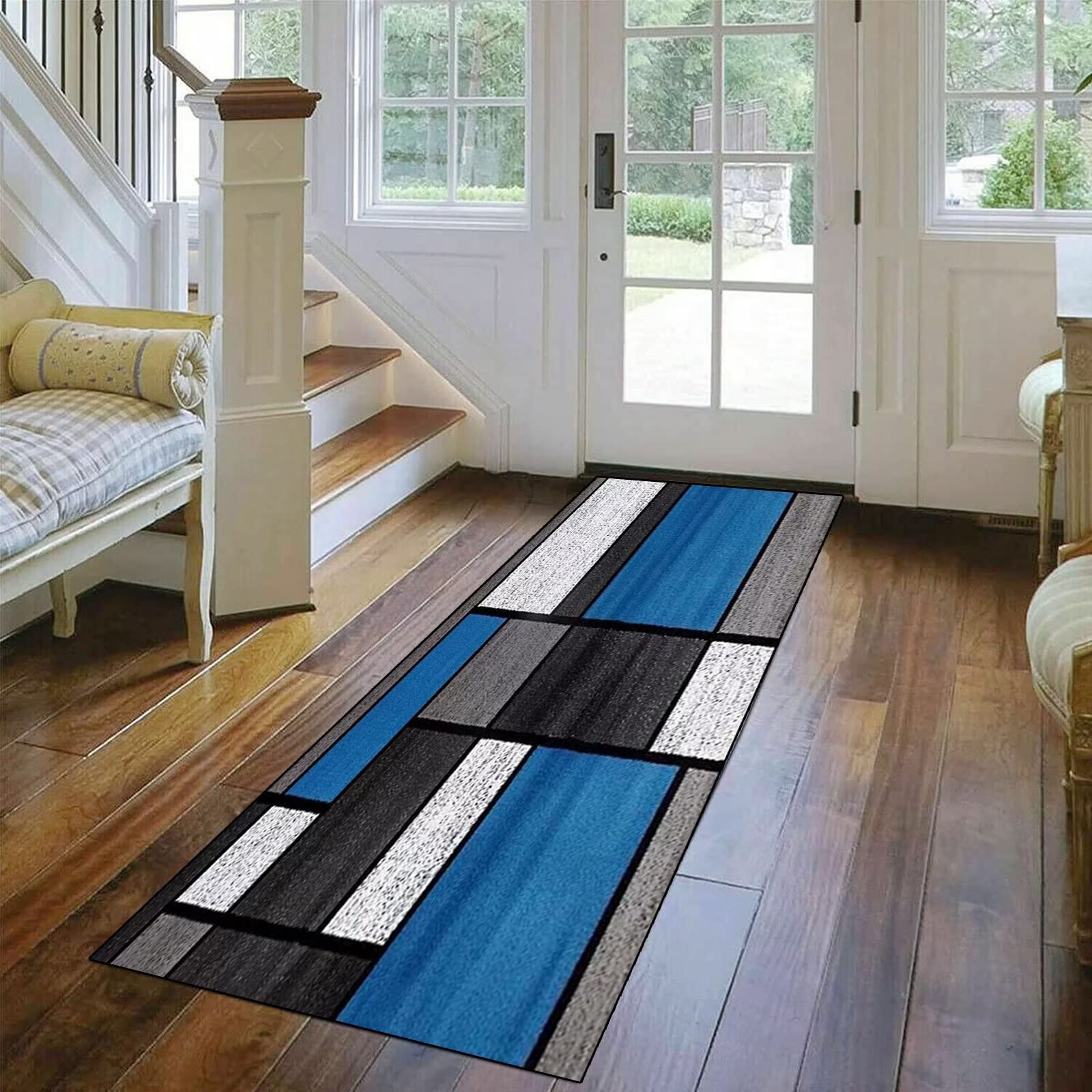 Tapis De Cuisine 3D 50x240 Cm Design Géométrique Moderne Absorbant Antiderapant Couleur Unie Bleu 92079551 Tapis De Cuisine 3D 50x240 Cm Design Géométrique Moderne Absorbant Antiderapant Couleur Unie Bleu 92079551
