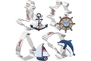 LILIAO Anchor Cookie Cutter Set: Sail the Seas of Sweet Delights