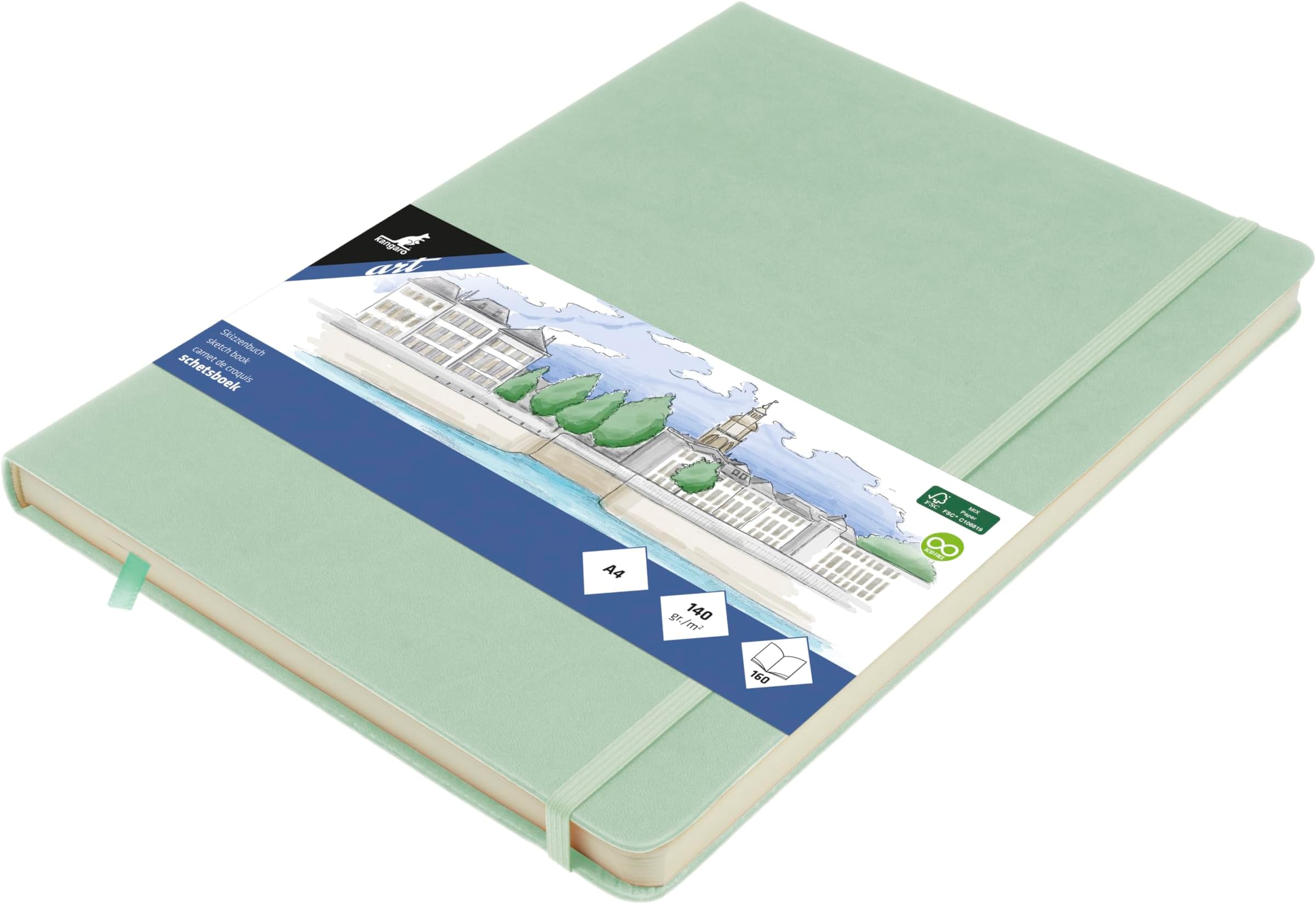 Mini-Skizzenbuch Set - 3x 5,1cm Hardcover Zeichenbücher Mit 48 Seiten - 300g/m² Papier Für Künstler & Studenten