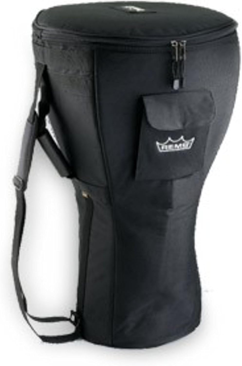 Remo Bag, 12" Djembe, Strap, Carrying Handle, Pocket, Deluxe Black