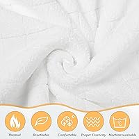 Vista 3 de Tigeen 2 toallas envolventes para mujer, bata de spa ligera con cierre ajustable, parte superior elástica, bata de baño suave, envoltura de spa