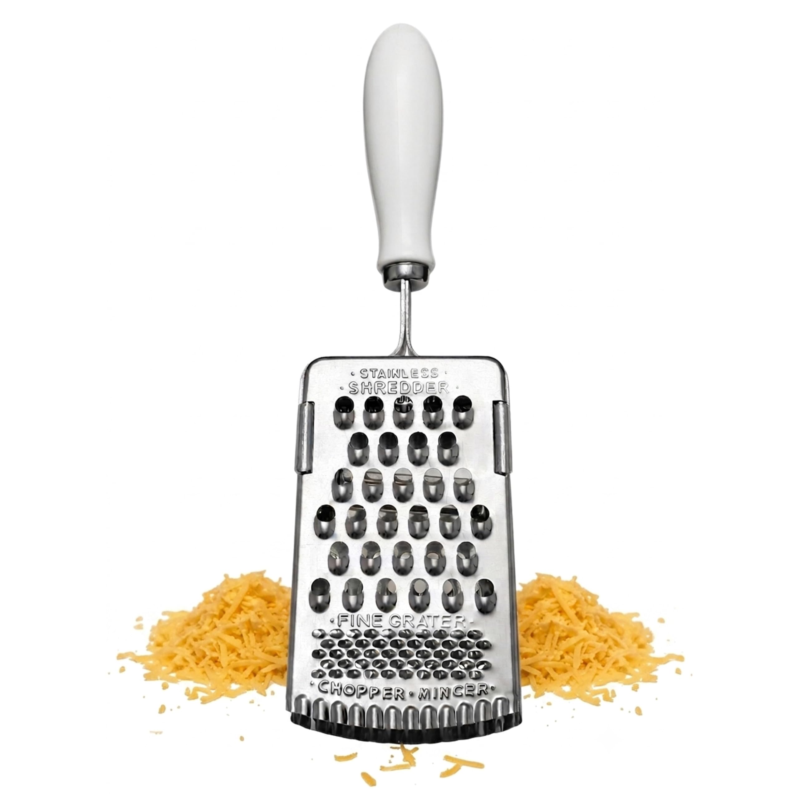Premier Housewares Straight Grater | Stainless Steel Box Grater