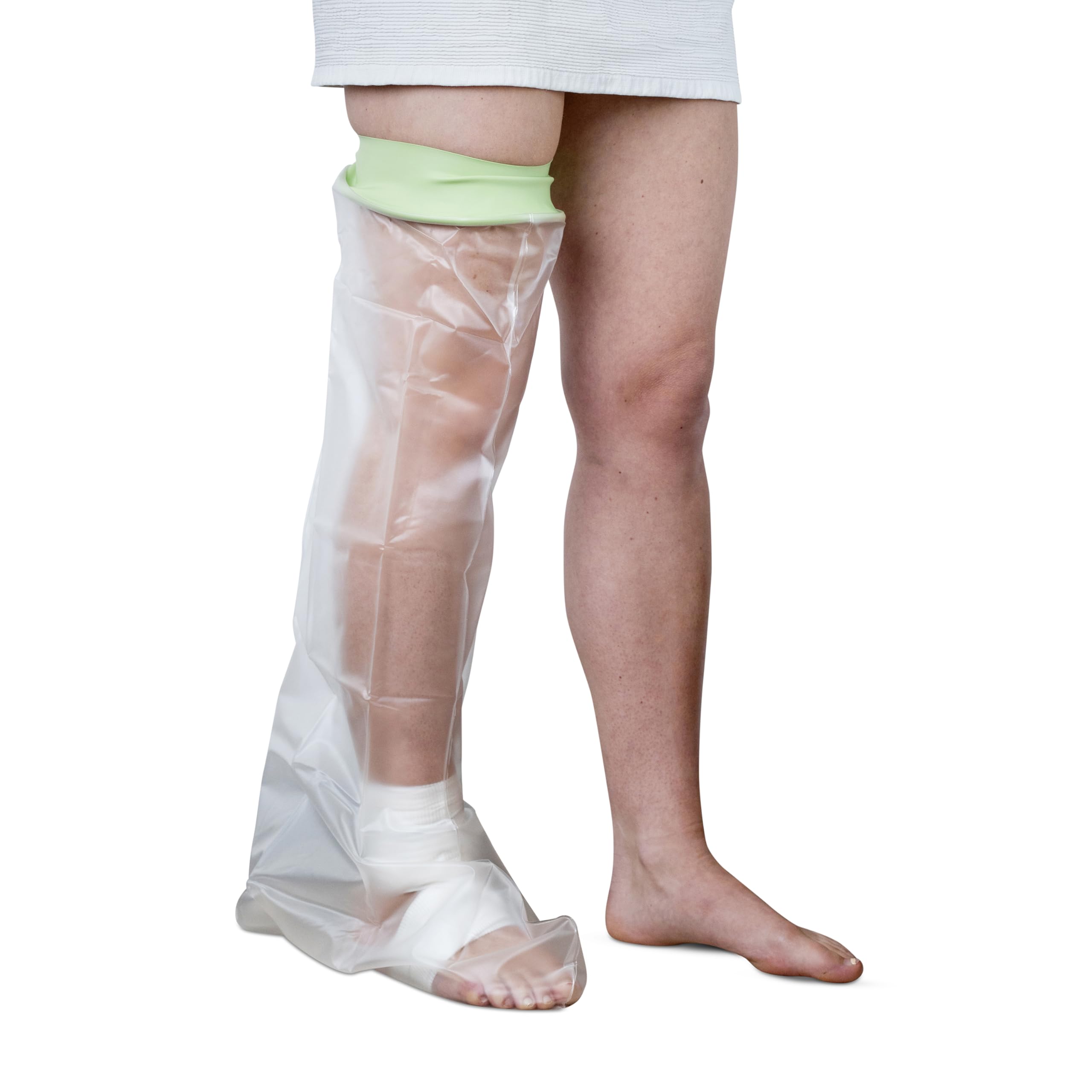 CASTGUARD Premium Silicone Waterproof Shower & Bath Protector (Adult Long Leg) - Image 4
