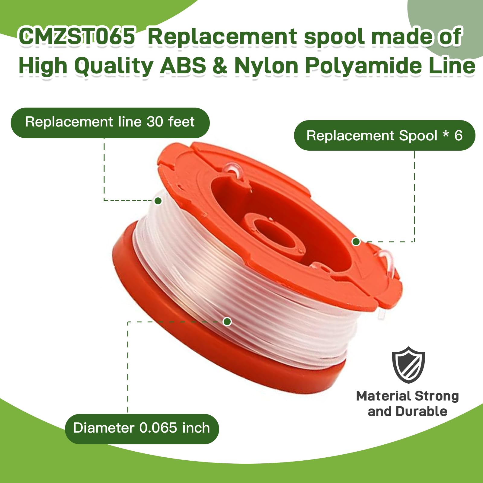 Amazon.com : CMZST0653 CMZST065 Spool Compatible with Craftsman