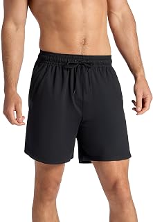 Gaiam Men's Everyday Basic 7” Short 2.0, Relaxed Fit, Stretch Midweight Material